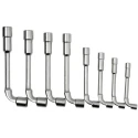 Bahco Hexagon Tubular Box Spanner Set 8 Pieces, 8 to 19 mm Tip, 110 mm Blade Length, 50 mm Overall Length 28M/8