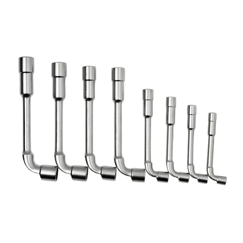 Bahco Hexagon Tubular Box Spanner Set 8 Pieces, 8 to 19 mm Tip, 110 mm Blade Length, 50 mm Overall Length 28M/8