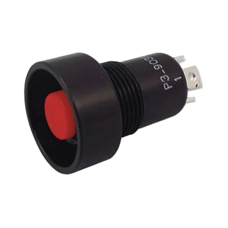 Otto P3 Series Push Button Switch, Momentary, Panel Mount, SPDT, Red LED, IP64 IP68S Protection, 115 V AC P3-903181