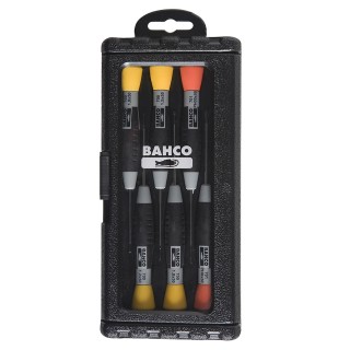 Bahco Precision Phillips and Slotted Screwdriver Set 6-Piece ISO 2380-1A Taiwan 706-2
