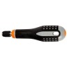 Bahco Bit Holder Screwdriver, 1/4 in Tip, 25 mm Blade, 147 mm Overall BE-8575