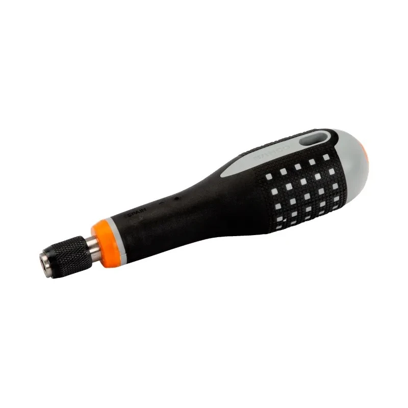 Bahco Bit Holder Screwdriver, 1/4 in Tip, 25 mm Blade, 147 mm Overall BE-8575