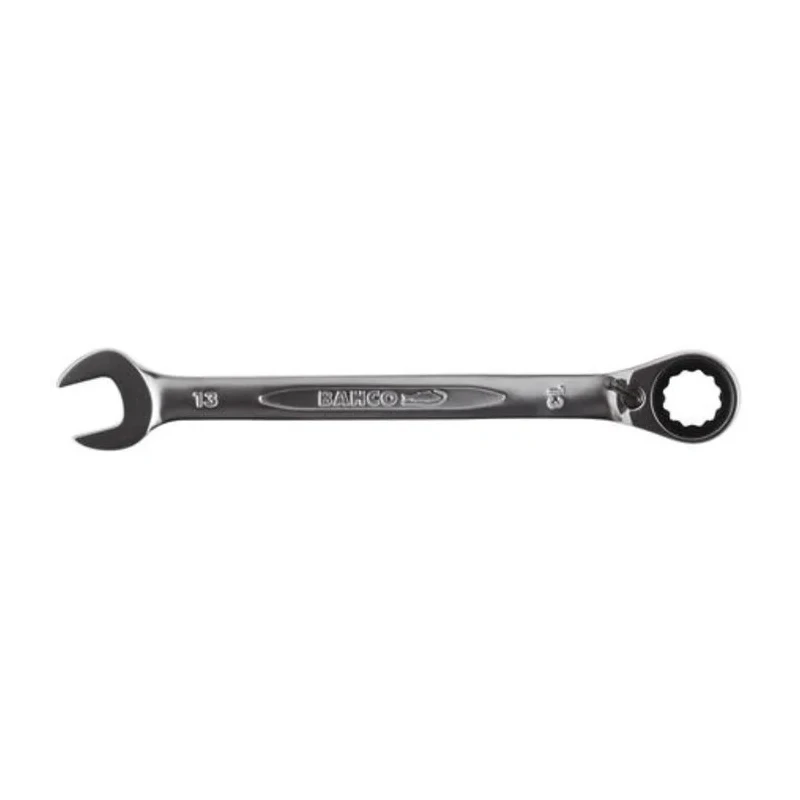 Bahco Ratchet Spanner 8 mm Alloy Steel Chrome Finish 140mm Overall Length 1RM-8