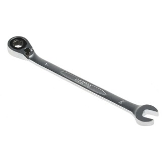 Bahco Ratchet Spanner 7 mm Metric Size, Alloy Steel Construction, Chrome Finish, 140mm Overall Length 1RM-7