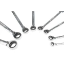 Bahco 8-Piece Ratchet Spanner Set, 8 To 19 mm, Alloy Steel, Chrome Finish 1RM/SH8