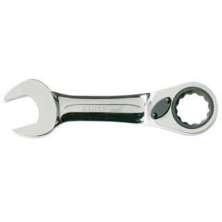 Bahco Ratchet Spanner 17 mm, 127 mm Overall Length Chrome Finish 10RM-17