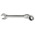 Bahco Ratchet Spanner 17 mm, 190 mm Overall Length Chrome Finish 41RM-17