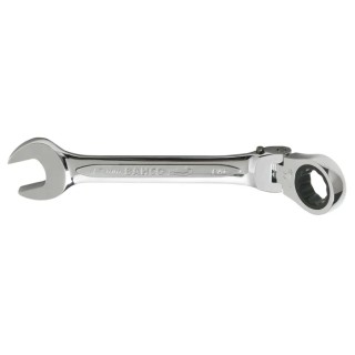 Bahco Ratchet Spanner 17 mm, 190 mm Overall Length Chrome Finish 41RM-17