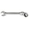 Bahco Ratchet Spanner 17 mm, 190 mm Overall Length Chrome Finish 41RM-17