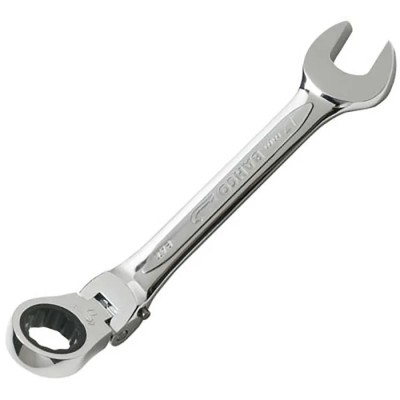Bahco Ratchet Spanner 21 mm, Overall Length 274 mm, Alloy Steel, Chrome Finish 41RM-21