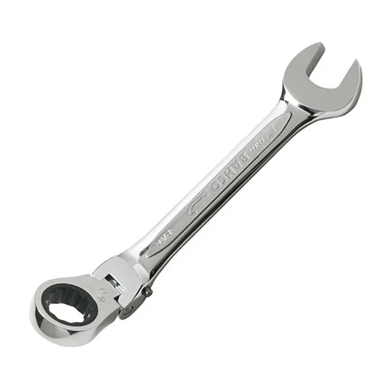 Bahco Ratchet Spanner 21 mm, Overall Length 274 mm, Alloy Steel, Chrome Finish 41RM-21