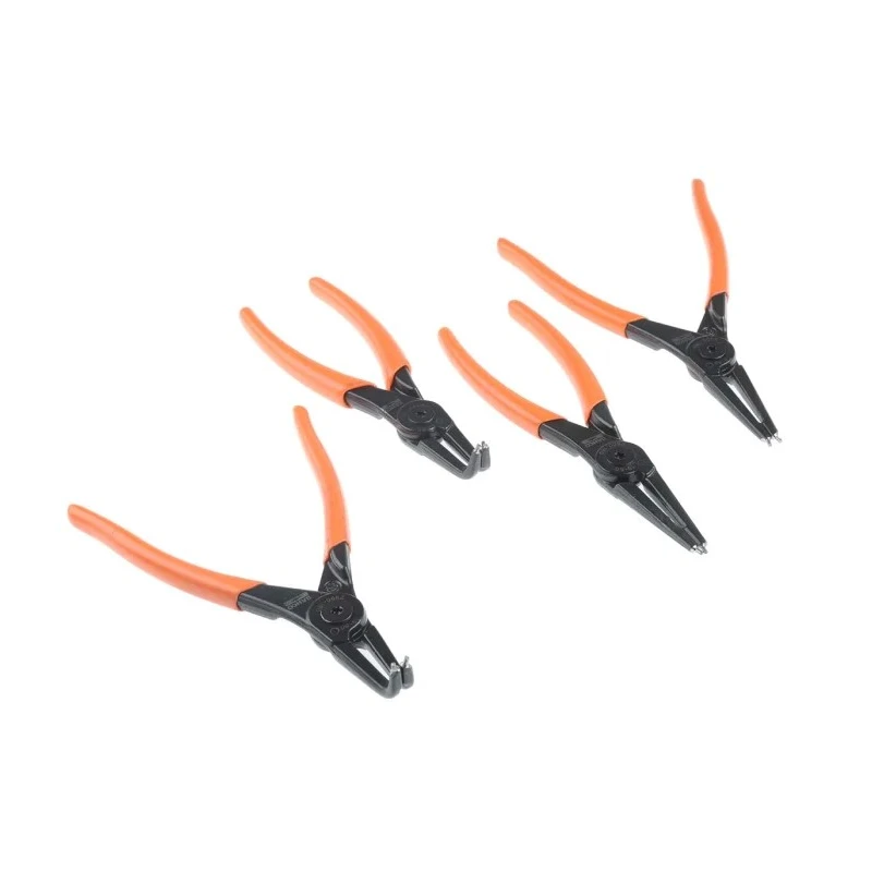 Bahco 4-Piece Circlip Plier Set 250 mm Length, Model 28-29/S4