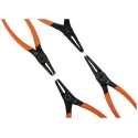 Bahco 4-Piece Circlip Plier Set 250 mm Length, Model 28-29/S4