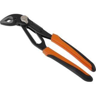 Bahco Water Pump Plier Slip Joint Alloy Steel 200mm Overall Length 45mm Jaw Phosphate Finish 7223