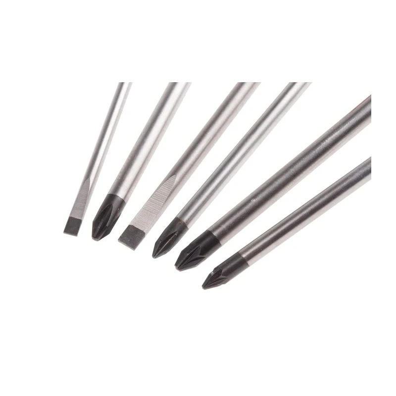 Bahco Phillips, Pozidriv, Slotted Standard Screwdriver Set 6-Piece BE-9884