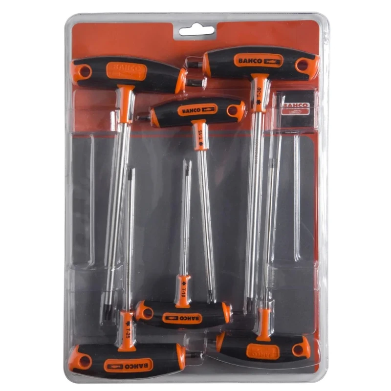 Bahco 6-Piece Torx Key Set, T Shape, Long Arm 903T-2