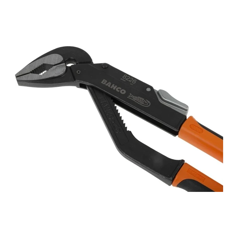 Bahco Water Pump Plier Slip Joint Alloy Steel Black Finish 400mm Overall, 67mm Jaw 8226