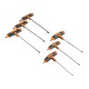 Bahco 6 Piece T Metric Hex Key Set Steel Chrome Finish Hex Sizes 3, 4, 5, 6, 8, 10 mm 903T-1