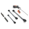 Bahco Screwdriver Bit Set Stainless Steel Torx Hex Pozidriv Phillips Slotted 25 Pieces 808050P-25