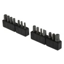 Bahco Screwdriver Bit Set Stainless Steel Torx Hex Pozidriv Phillips Slotted 25 Pieces 808050P-25