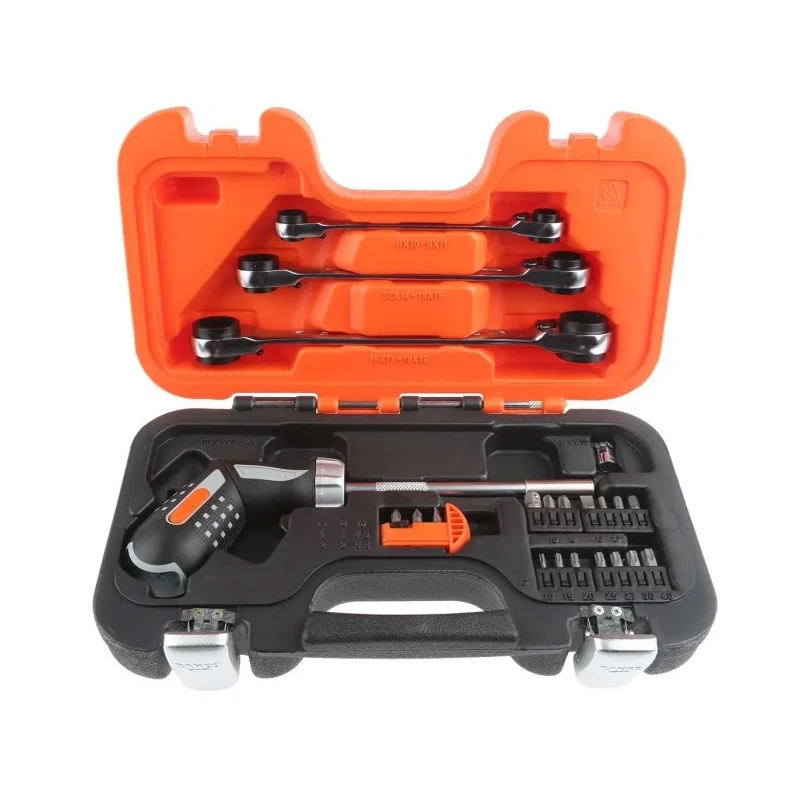 Bahco Screwdriver Bit Set Stainless Steel Torx Hex Pozidriv Phillips Slotted 25 Pieces 808050P-25