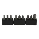 Bahco Hex Screwdriver Bit Set, Stainless Steel, 18 Pieces, with Ratcheting Handle and Multiple Bit Types 808050S-18