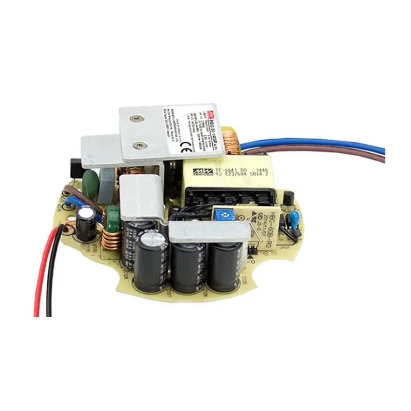 MEAN WELL 1 Output Constant Current LED Driver, 60V, 60W, 700mA Enclosed AC-DC, DC-DC HBG-60-1050