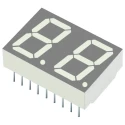 Kingbright 2 Character 7 Segment Red LED Display Anode Through Hole 14.2mm DA56-51SURKWA