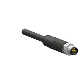 RS PRO Sensor Actuator Cable 3 Core M8 Male Connector, Straight, Polyurethane Jacket, 2 m Length, IP67 Rated 877-1081