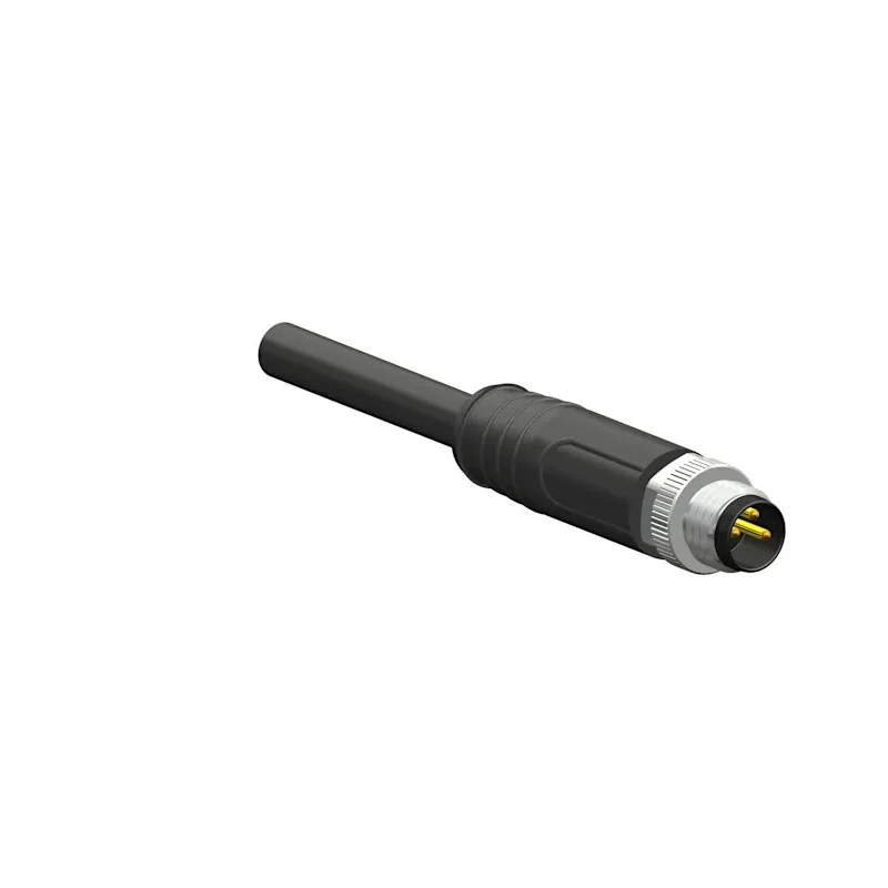 RS PRO Sensor Actuator Cable 3 Core M8 Male Connector, Straight, Polyurethane Jacket, 2 m Length, IP67 Rated 877-1081