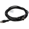 RS PRO Sensor Actuator Cable Female 5 Way Right Angle to Male 5 Way Straight Polyvinyl Chloride Jacket 2m 60V 877-1088