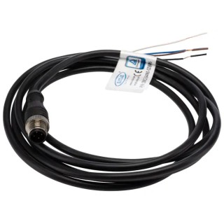 RS PRO Male 4 Way Straight to Unterminated Free End Sensor Actuator Cable 2 m 250V IP67 877-1151