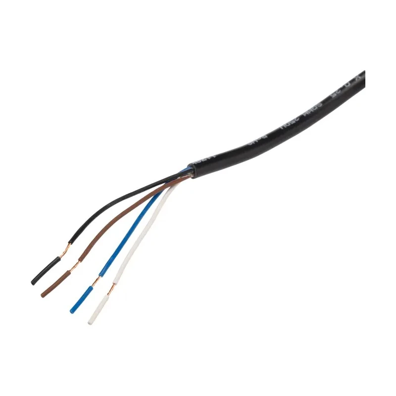 RS PRO Male 4 Way Straight to Unterminated Free End Sensor Actuator Cable 2 m 250V IP67 877-1151