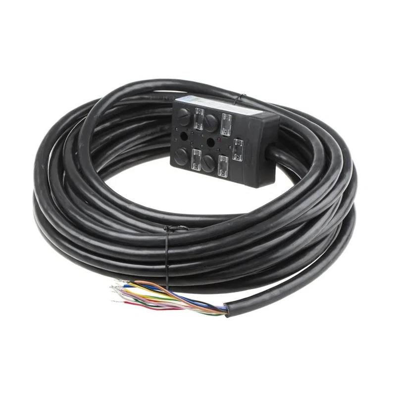 RS PRO Sensor Box 4 Port 10 m Cable, Plastic Housing, IP67, 24V DC, Model 877-1179