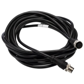 RS PRO Sensor Actuator Cable Female 5 Way Straight to Male 5 Way Straight, 5 m Length, 60V, IP67 877-1104