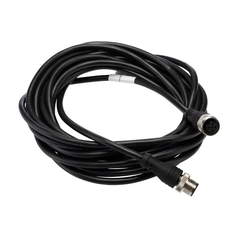 RS PRO Sensor Actuator Cable Female 5 Way Straight to Male 5 Way Straight, 5 m Length, 60V, IP67 877-1104