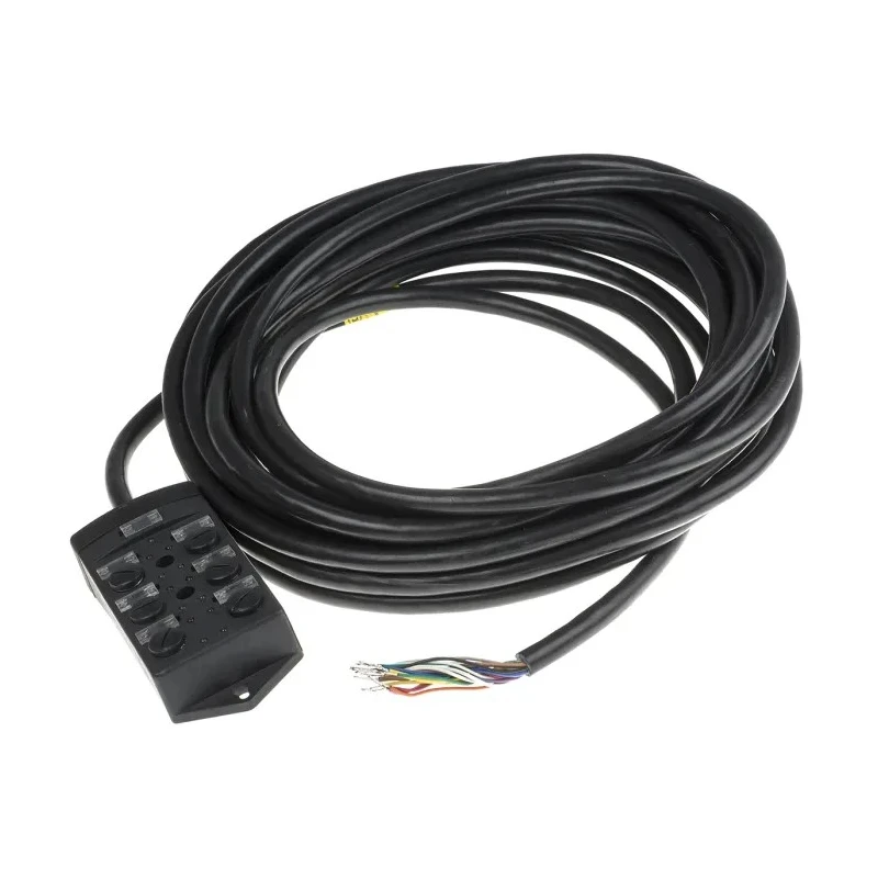 RS PRO Sensor Box 6 Port 10 m Cable Length Plastic Housing IP67 Rated 24V dc Operating Voltage 877-1220