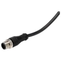 RS PRO Sensor Actuator Cable Female 5 Way Straight to Male 5 Way Straight, 5 m Length, 60V, IP67 877-1104