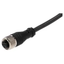 RS PRO Sensor Actuator Cable Female 5 Way Straight to Male 5 Way Straight, 5 m Length, 60V, IP67 877-1104