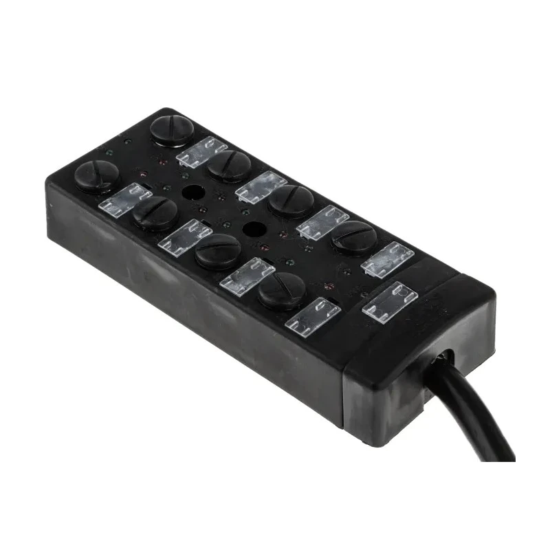 RS PRO Sensor Box 8 Port 10 m Cable Length IP67, IP65 Plastic Housing 24V DC 877-1182
