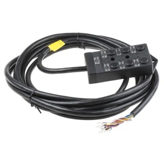 RS PRO Sensor Box 6 Port 5 m Cable Length Plastic Housing IP67 Rated 24V DC Operating Voltage 877-1227