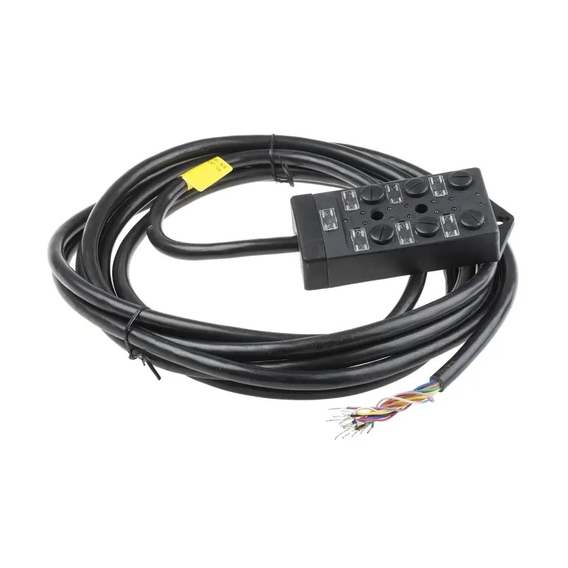 RS PRO Sensor Box 6 Port 5 m Cable Length Plastic Housing IP67 Rated 24V DC Operating Voltage 877-1227