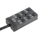RS PRO Sensor Box 6 Port 5 m Cable Length Plastic Housing IP67 Rated 24V DC Operating Voltage 877-1227