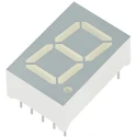 Kingbright 1 Digit 7 Segment LED Display Anode Red 97mcd Right Side Decimal Orientation 14.2mm Character Height SA56-21SURKWA
