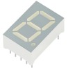 Kingbright 1 Digit 7 Segment LED Display Anode Red 97mcd Right Side Decimal Orientation 14.2mm Character Height SA56-21SURKWA