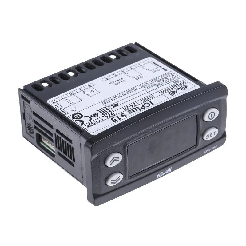 Eliwell ICPlus Panel Mount On-Off Temperature Controller 1 Input 2 Output Relay Digital 230V 8A IC+ 915 230V 8A TCJ/K PT100