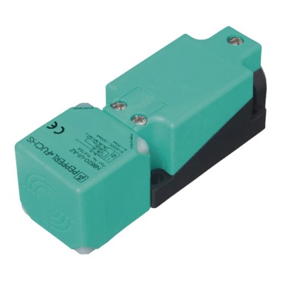 Pepperl + Fuchs Block Inductive Proximity Sensor M12 Thread Size 30 V DC 200mA 15 mm Detection NBB15-U1-A2-V1