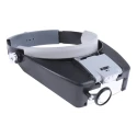 RS PRO Illuminated Magnifier Headband with 1.5x, 3x, 9x, 10.5x Magnification, LED Light, Battery Operated 877-1741