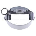 RS PRO Illuminated Magnifier Headband with 1.5x, 3x, 9x, 10.5x Magnification, LED Light, Battery Operated 877-1741