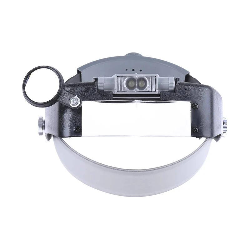 RS PRO Illuminated Magnifier Headband with 1.5x, 3x, 9x, 10.5x Magnification, LED Light, Battery Operated 877-1741